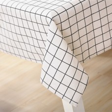 Rejilla geométrica patrón algodón Lino Manteles decorativo Decoración para el hogar alta calidad del paño de tabla mantel ali-01535336